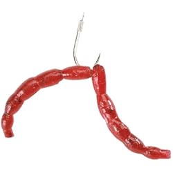 The Worms Cebos Berkley Powerbait Micro Blood Worms de - Cebo Artificial de Pesca, Color Rojo, Talla Bloodworm