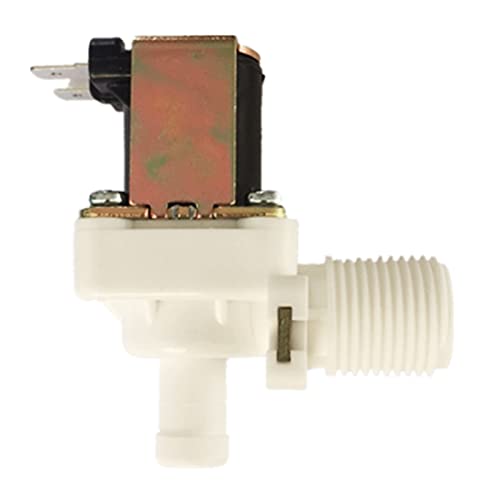 Water Solenoid 1/2 Inch Thread — Normally Closed Electric Inlet Switch in 12v 24v 110v 220v for Washing Machine Beverage Dispenser and Heater