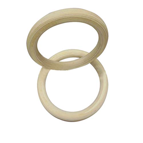 BESPORTBLE 1 par de Anéis de Ginástica Anéis Crossfit Peso Corporal Treino de Ginástica Em Casa Puxa