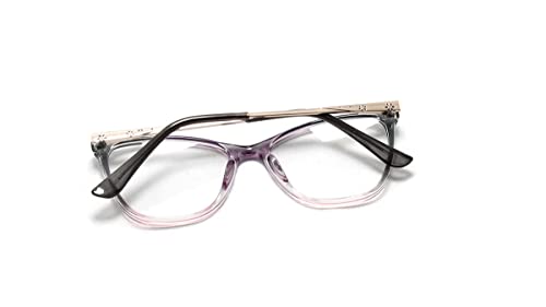 Óculos Armação Infantil Gatinho Com Lentes Sem Grau Xy-8001 Idade:4 A 9 Anos (Lilás-Degrade)