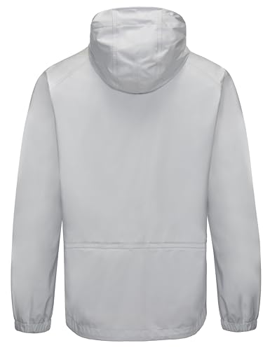 Little Donkey Andy Men's High-performance Waterproof Rain Jacket Ultra Lightweight Rain Shell for Hiking,Golf,Travel3