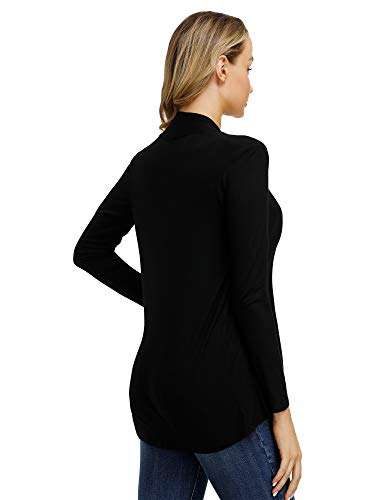 Image of Cardigans for Women Casual Open Front Long Sleeve Lightweight Soft Basic Cardigan