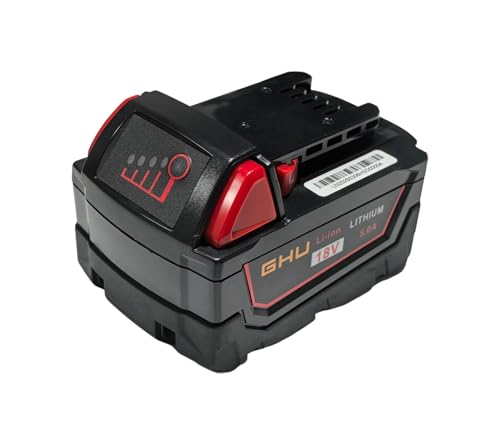 Batterie de rechange pour outils électriques Milwaukee 18V 6.0 Ah GHU