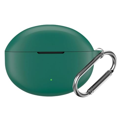 Image of Reiox Soft Silicone Protactive Case Cover Compitable for Oneplus Nord Buds 3 | 3 Pro (Green)