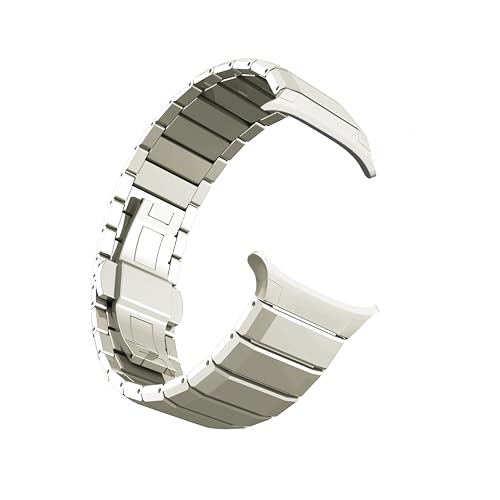 Bracelet en acier inoxydable pour Samsung Watch compatible Galaxy Watch 8 40/44mm Classic 46mm
