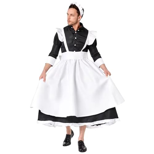 Uniforme femme chambre victorienne pour homme costume de déguisement