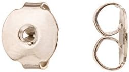 6mm Platinum-Finished Medium Round Friction Ear Nut Sold per Pack of 200