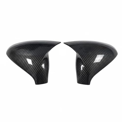 Couvercle de rétroviseur compatible avec Peugeot 207 2006-2014, coque de boîtier carbone