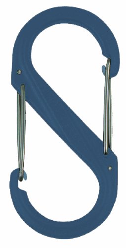 Nite Ize SBP8-03-27 S-Biner Double Gated Plastic Carabiner, Size #8, Slate