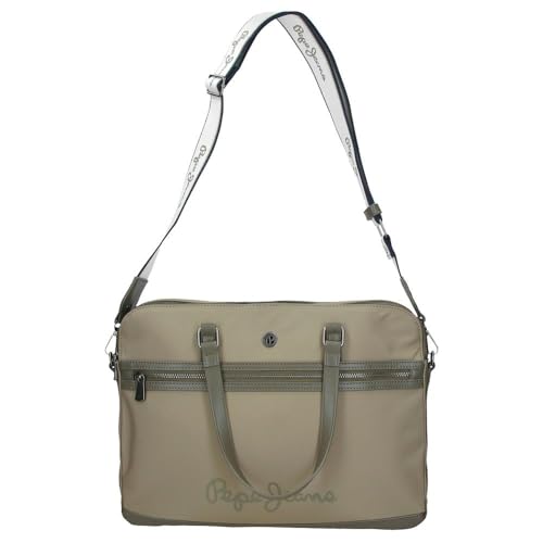 Pepe Jeans Corin Borsa Per Laptop Verde 40 X 30 X 5 Cm Poliestere E Pu By Joumma Bags, Verde, Taglia Unica, Borsa Per Computer Portatile - 12