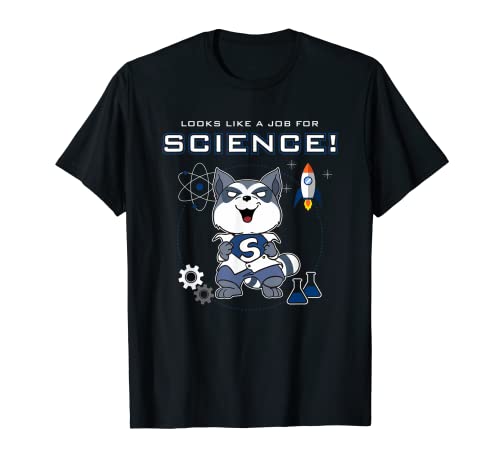 Parece un trabajo para la ciencia Funny Scientist Lab Raccoon Camiseta