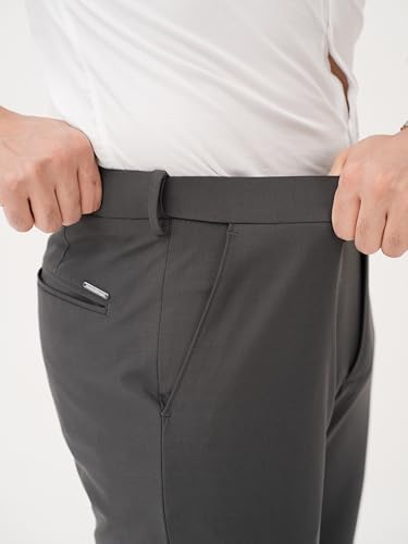 Image of The Pant Project Luxury PV Lycra Stretchable Formal Pants for Men | Stylish Relaxed Fit Men's Wear Trousers for Office or Party | Mens Fashion Dress Trouser Pant
