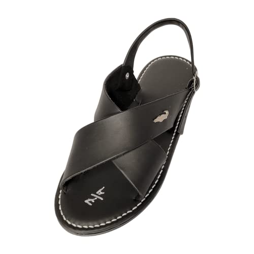 Catálogo para Comprar On-line Huaraches Comida - los más vendidos. 40 Huarache Artesanal Calentano Cruzado – Sandalia de Tierra Caliente Michoacán y Guerrero Negro (Negro, Sistema tallas calzado JP, Adulto, Hombre, Medición, 29.0 cm)