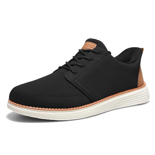 HEEZ Men's Casual Shoes Dress Sneakers Fashion Walking Shoes for Men Oxfords Lightweight Comfortable Tennis