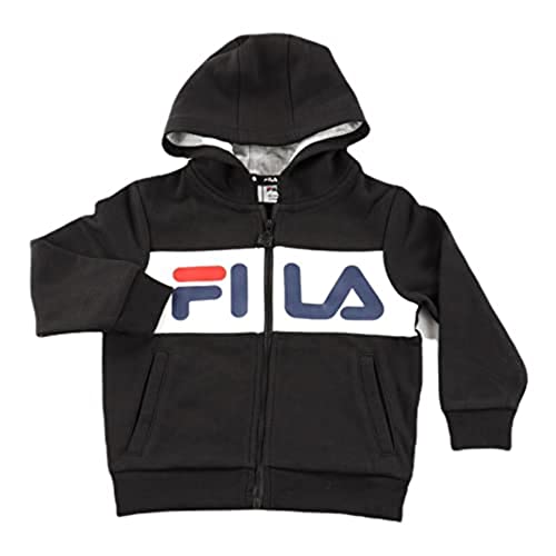 Veste à capuche FILA Kids Franklin Blocked bicolore en molleton doux