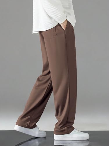 GRECIILOOKS Men's Lycra Cargo Track Pants – Loose Fit Joggers for Men | Korean Style Travel & Lounge Wear with Pockets (Available in Plus Size and Combo Pack of 2)