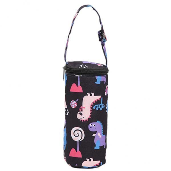ATORSE 4xPortable Insulated Baby Bottle Bag Reusable for Daycare Travel Carrier Black-image-41