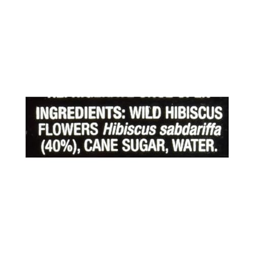 Wild Hibiscus Flower 50 Hibiscus Flower Goblets in Syrup 1.1 kg