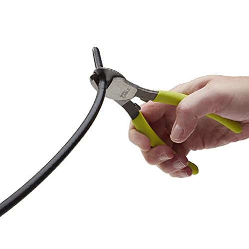 Image of TRUE CABLE Heavy Duty Cable Cutters, Hardened Carbon Steel Wire Cutter, Cuts Copper & Aluminum Up to 1 /0 AWG, Durable Hand Tool for Electricians, Comfortable Grip, Precise Clean Cuts, 1pcs