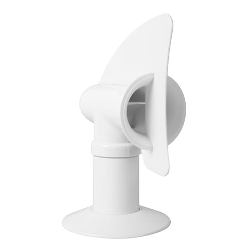 TonGass (1-Pack, White RV Rotating Sewer Plumbing Vent Cover...