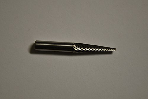 Fresa de carburo SM-3 Single Cut 1/4" x 1" miniatura 2
