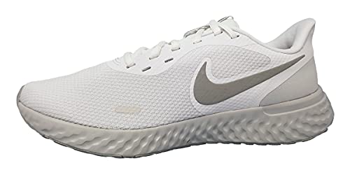 Nike Nike Revolution 5, Men's Running shoe, White/Wolf Gray Pure Platinum, 6.5 UK (40.5 EU)