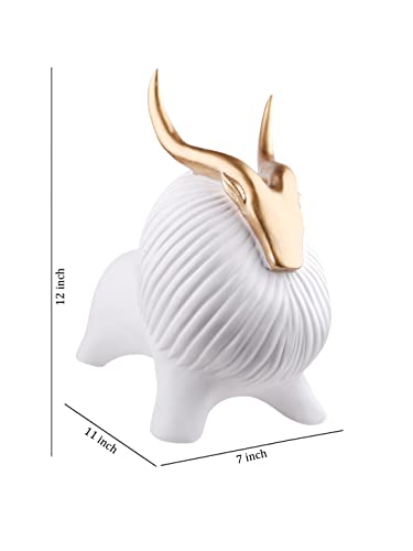 Image of The White Ink decor Yak Figurine Premium Gold