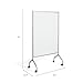 Safco Impromptu Full Whiteboard, Double-Sided Magnetic Dry Erase Board for Home, Office and Classroom, Commercial Grade Steel Frame with Swivel Wheels