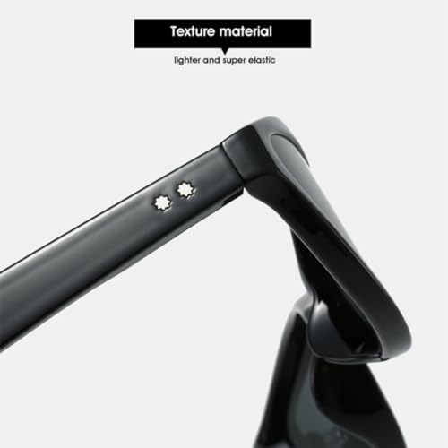 Lunettes de soleil œil de chat rétro avec rivets et protection UV400 thé léger gélifié