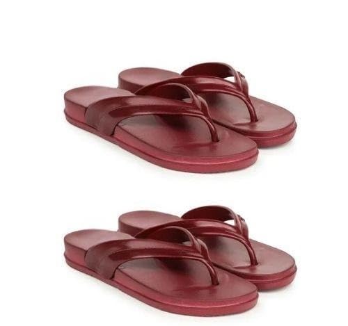 Womens Casual Comfortable Stylish Combo Pack of 2 |Daily Slipper/Slides For Women/Girls Maroon-1 MA_44 Maroon-1 6-image-33