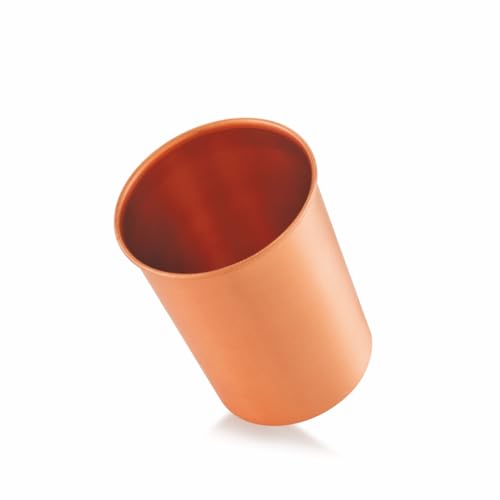 Image of Pure Plain Copper Glasses,Pure Tamba Glass for Drinking & Serving Water Tumbler-200 ML