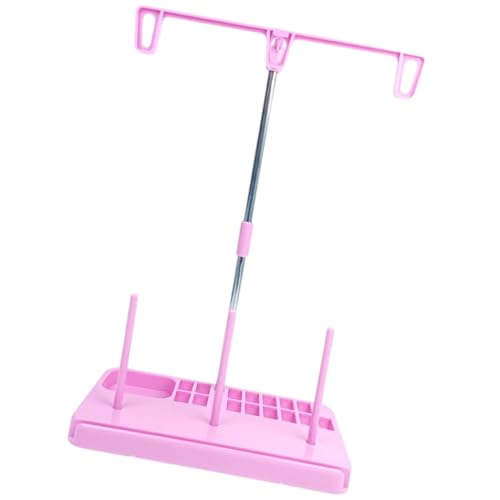 carotoe Soporte de 3 bobinas de hilo para máquina de coser doméstica, máquina de bordar, soporte de carrete de hilo desmontable
