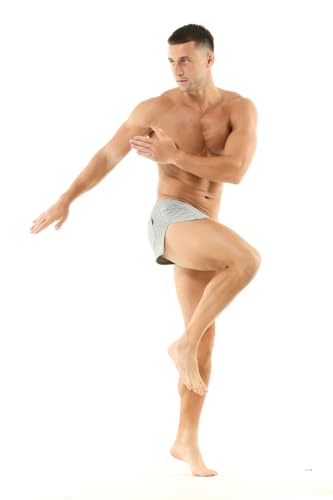 Men's Boxer Shorts Cotton Lounge Shorts Split Side Casual Activewear Solid Workout Shorts with Pockets4