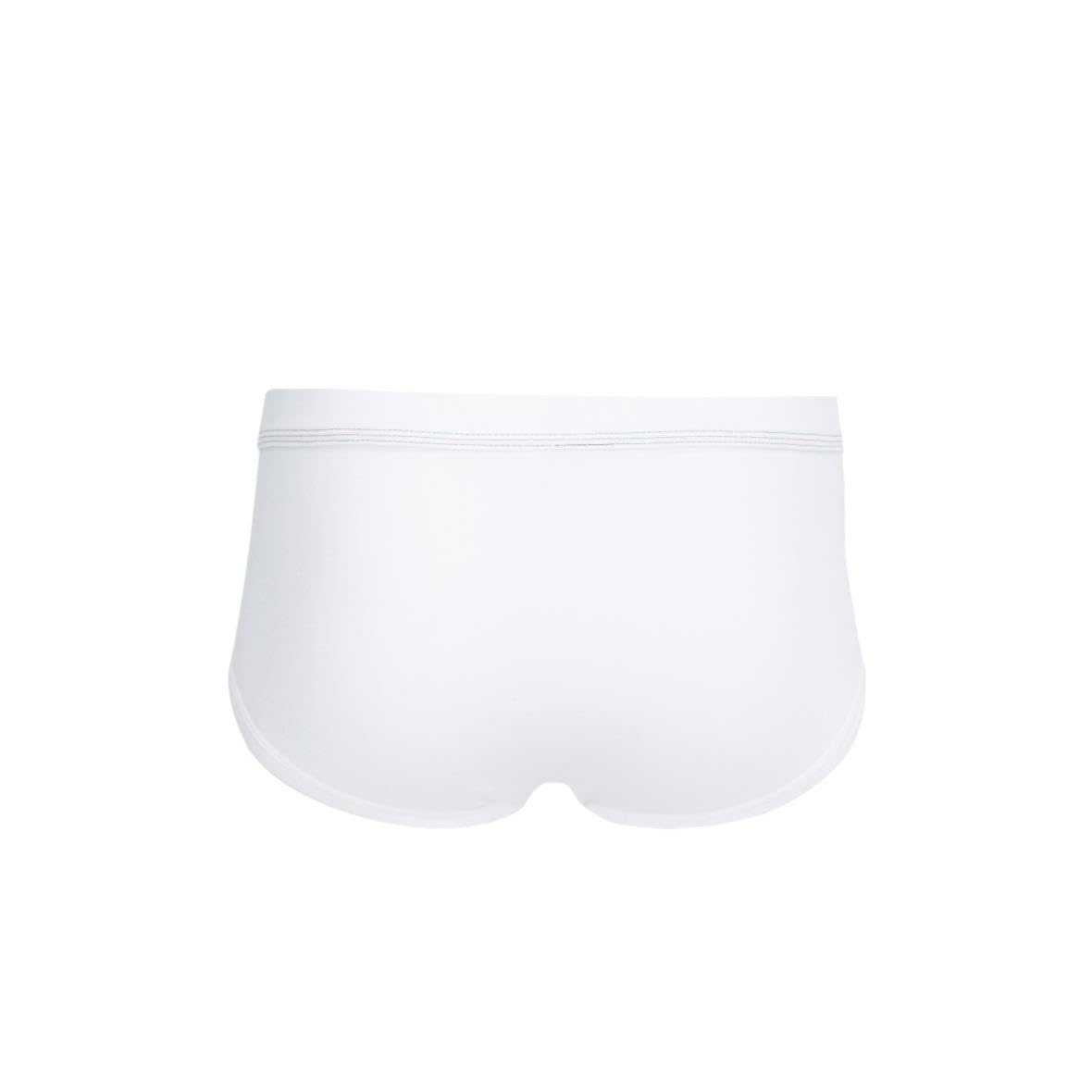 Conta Slip mit Eingriff Spar-Pack (1er,3er,5er,10er), Bequeme Unterwäsche für Herren im klassischen Design, aus 100% Baumwolle, weiß | Gr.: 5/M - 15/9XL
