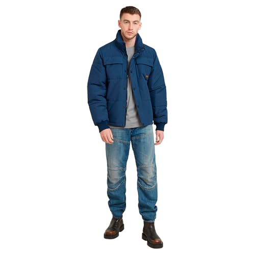 G-Star Herren 4 Pocket Quilted Padded Jacke, Blau (dk sea blue D25353-D712-1023), L – Ansicht 5