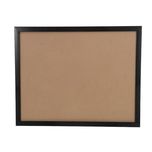 NIYANGLE 2 Marcos de Fotos Negros de Pvc 11 X 14 Pulgadas, Marco de Pared para Certificados y Pósteres, Frente HD Resistente, Soporte Vertical y Horizontal, Decoración para Hogar y