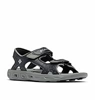 Columbia Childrens Techsun Vent Trekkingsandalen für Unisex Kinder, Schwarz (Black x Columbia Grey), 31 EU