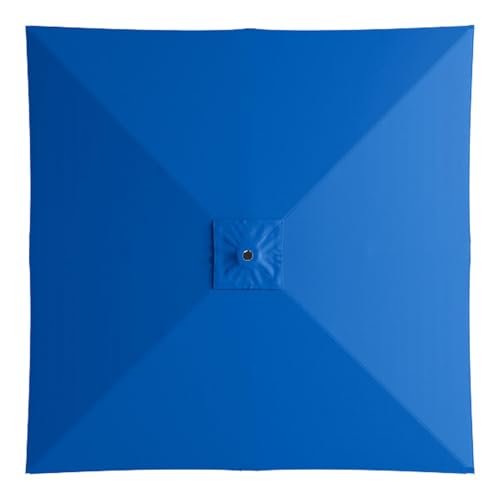 Genérico Cubierta de Repuesto para Sombrilla Cubierta Cuadrada para Sombrilla 8 Varillas Tejido Resistente a la Decoloración e Impermeable (blue,2.5 * 2.5m)