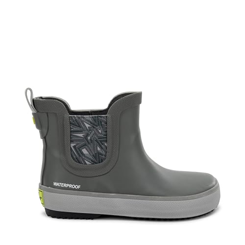 Western Chief Kids Element Chelsea Kid Friendly, Lightweight, Waterproof Rain Boot with Cozy Lining - Perfect Outdoor Boots for Boys and Girls