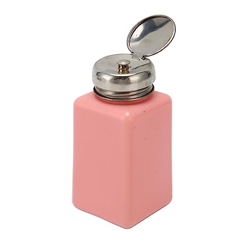 Yctze 200 Ml Dispenserflaska för Statisk Dissipativ Lösningsmedel med Push Down Pump Enkel Vätskedispensering, Förhindrar Stänk, Idealisk Nagellackborttagare, Lotion och Sminkborttagare