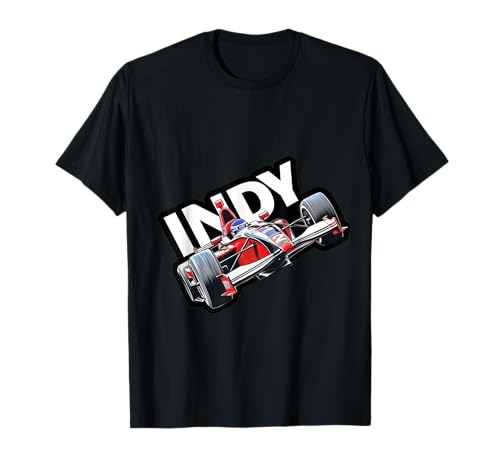 Indy Indianapolis Indiana Racing Cars Motorsports Race Car T-Shirt