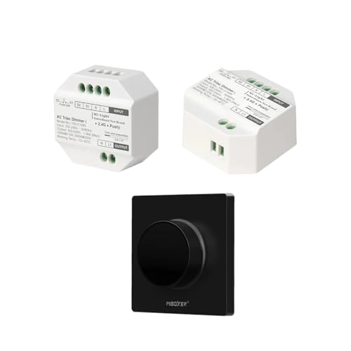 Controlador LED K1B y TRI-C1WR interruptor regulatorio Triac 110V-220V 2