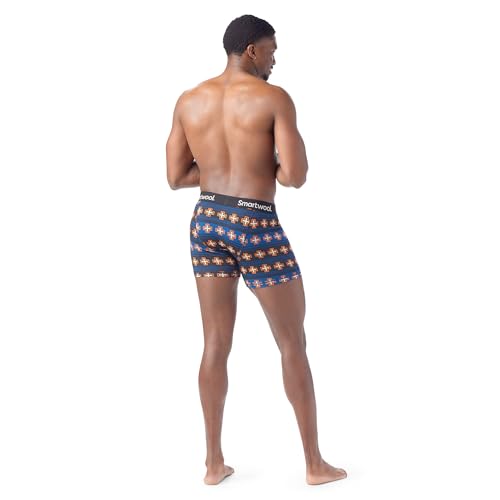 Image of Smartwool Men's Merino Print Boxer Brief Boxed