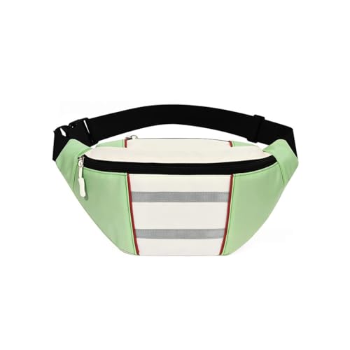 Image of GUSTAVE Waterproof Waist Bag with MultiPocket Storage, Adjustable Strap, Reflective Safety Strips & Headphone Jack for Running, Hiking, Cycling & Travel