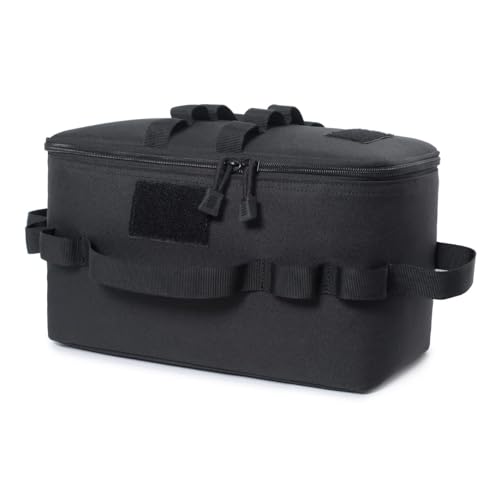 Azonee Camping Storage Bag, Outdoor Barbecue Organizer Cooking Utensils For Camping, Cookware Tote Must-Have Accessories Barbecue, Hiking