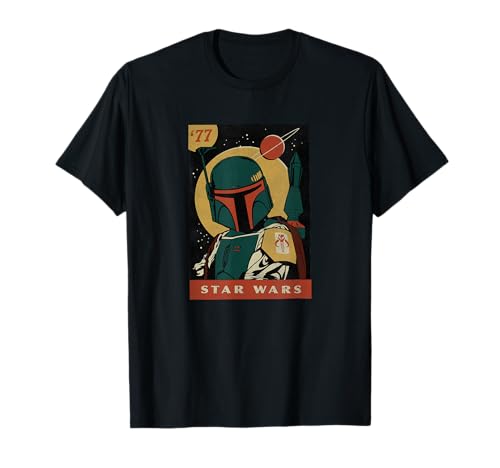 Image of Star Wars Boba Fett Vintage Trading Card '77 T-Shirt