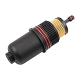 Dasbecan Oil Filter Cap Lid Cover Compatible with Ford Fusion/F-150 2.7L V6/EcoBoost Replaces# FT4Z6A832C FT4Z-6A832-C