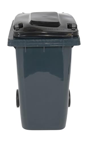 Image of Vestil TH-64-GY High Density Polyethylene 64 Gallon Trash Can Gray