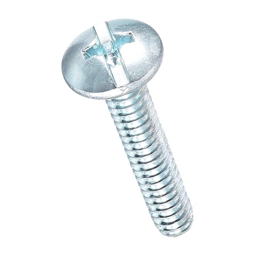 METALLIXITY Machine Screws Phillips Combo Head #6-32x3/4 100Pcs