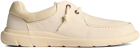 Sperry Men's Captain's MOC Sneaker, Ivory Chambray, 9 | Image 1